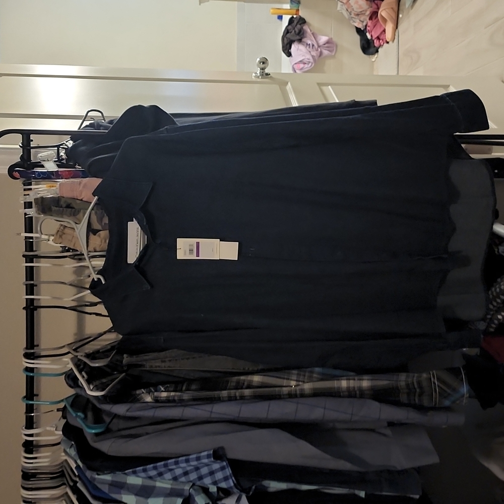 New Calvin Klein Demin long sleeve shirt sz XXL